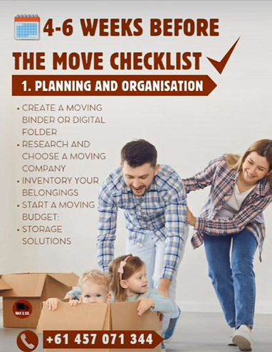 Move Checklist 1 Planning And Organisation